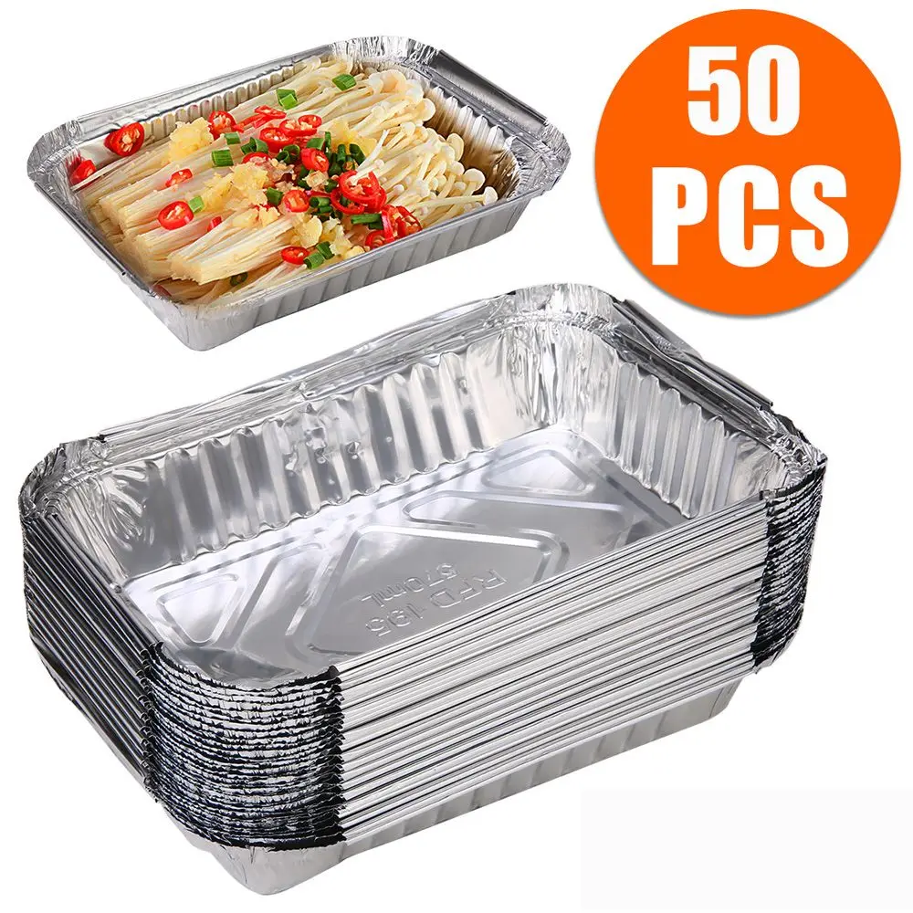 Replacement Aluminum Foil Barbecue Grill Catch Tray Outdoor Grease Drip Pan BBQ Drip Pan Kitchen Supplies Kitchenware