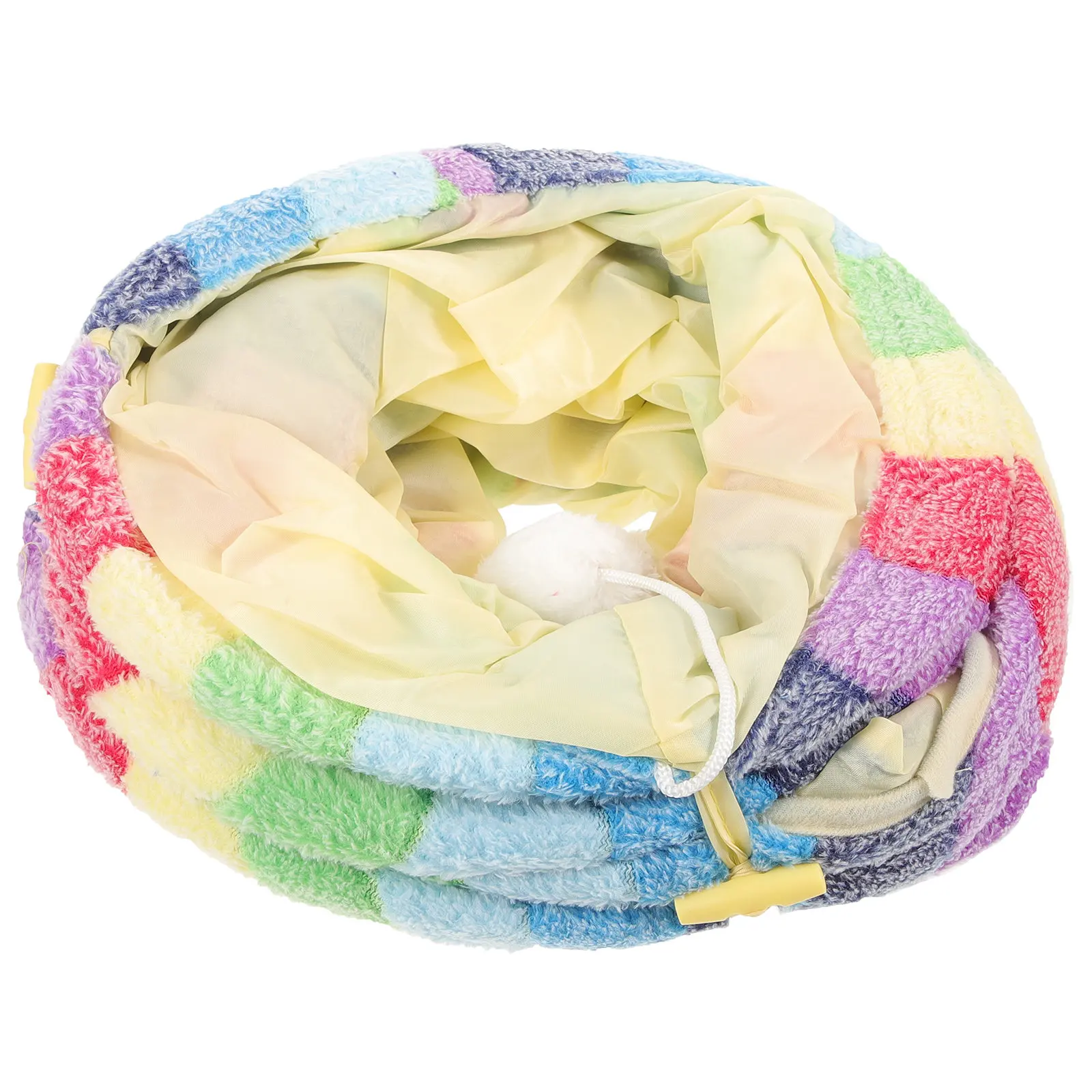 

1 шт. Радужный туннель для кошек, складной, безопасный, интересный, долговечный, с тонкой отделкой, игрушка для питомцев, для игр и исследований