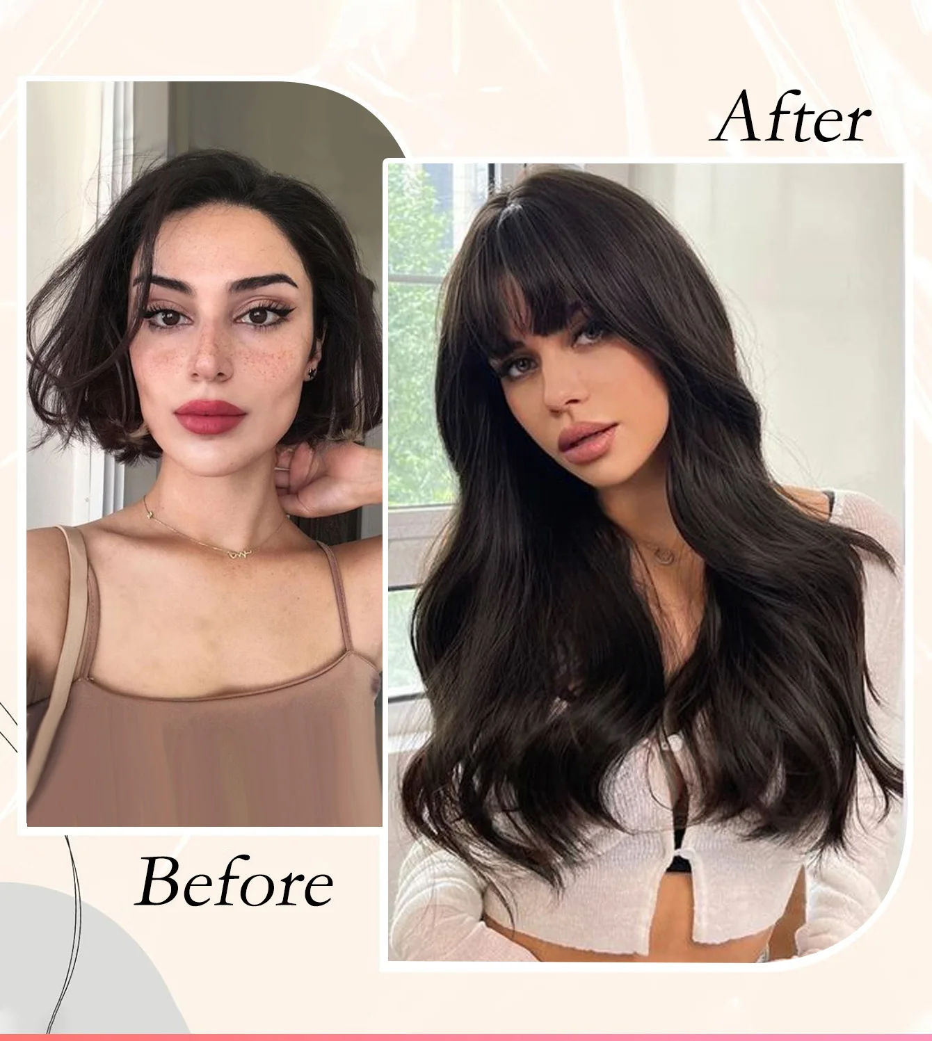 7Pcs Clip in Human Hair Extensions 16-22 Inch Brazilian Remy Real Human Hair Double Weft Clip on Hair Extensions 70-80G