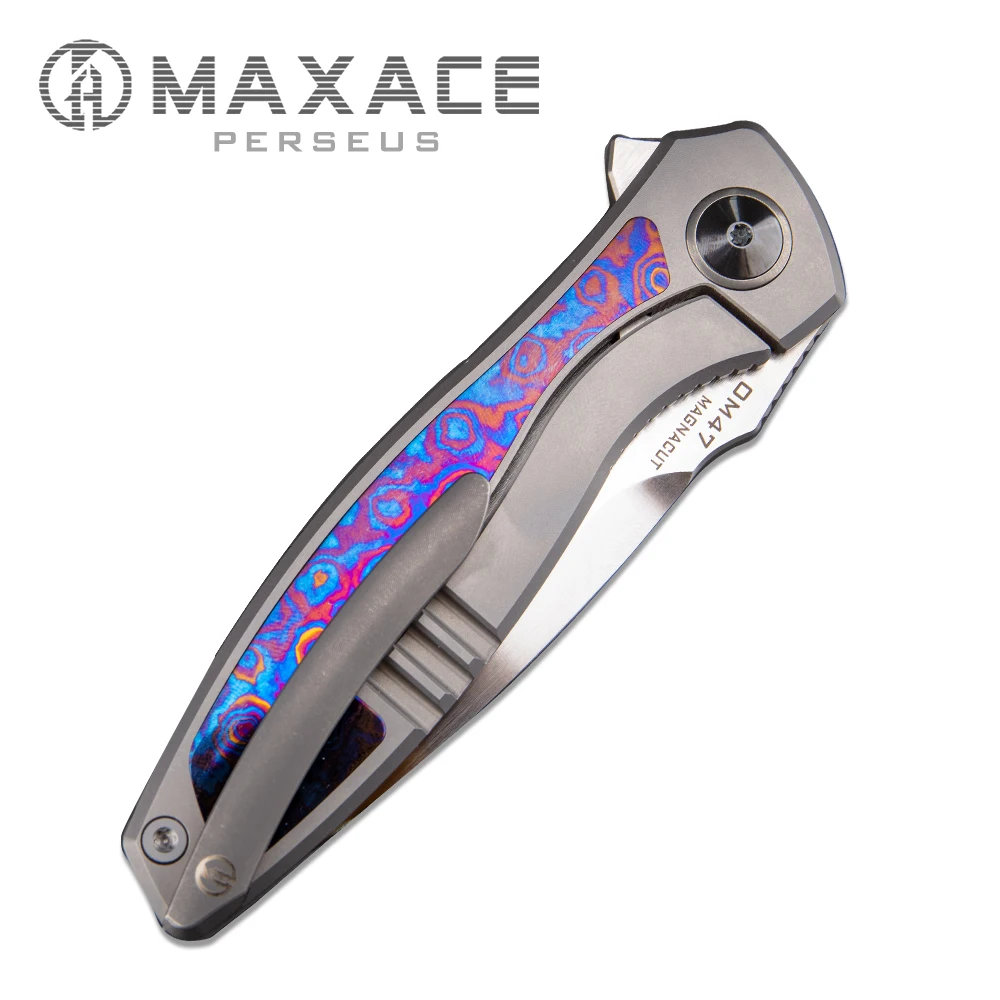 Maxace Perseus Folding knife pocket knife camping portable outdoor fruit knife Survival Self-defense Collection And Gift