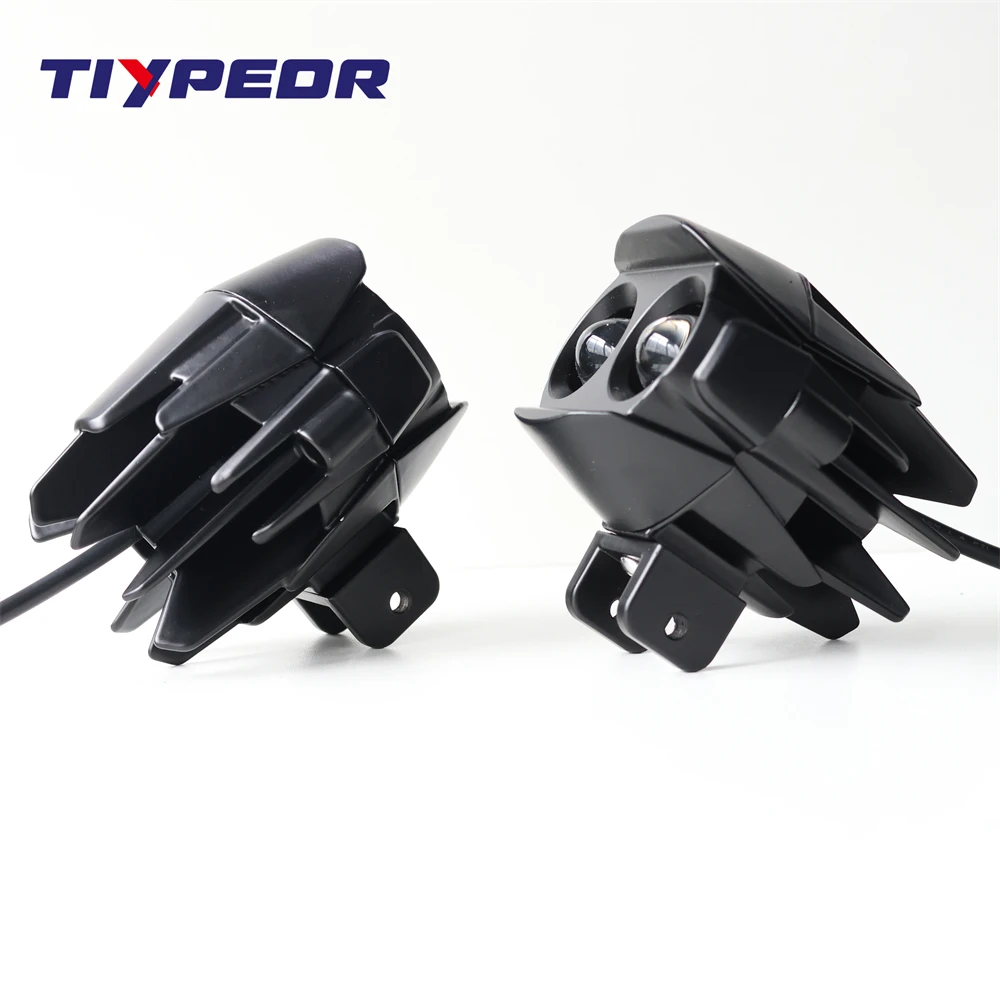 TIYPEOR Motorcycle Spotlight Headlight BMW Waterbird Light Auxiliary Fog Light Super Bright LED Lights For ADV ATV UTV Off-Road