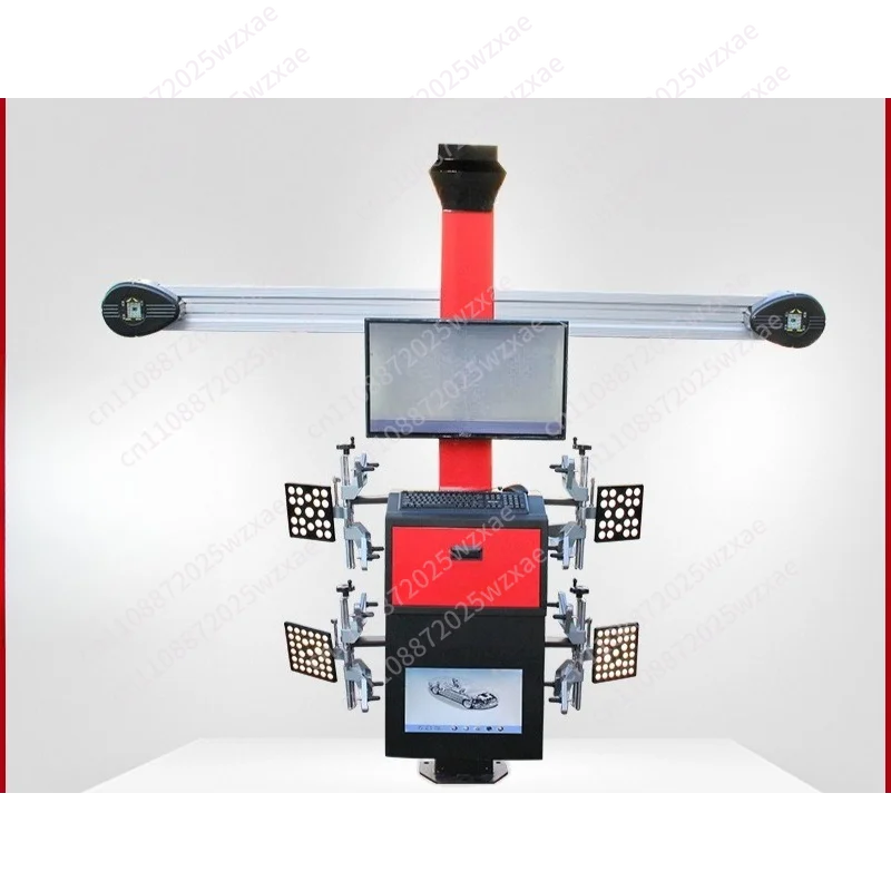 Automobile four-wheel aligner 3D four-wheel aligner 32-inch high definition dual-screen tire positioning tool manufacturer