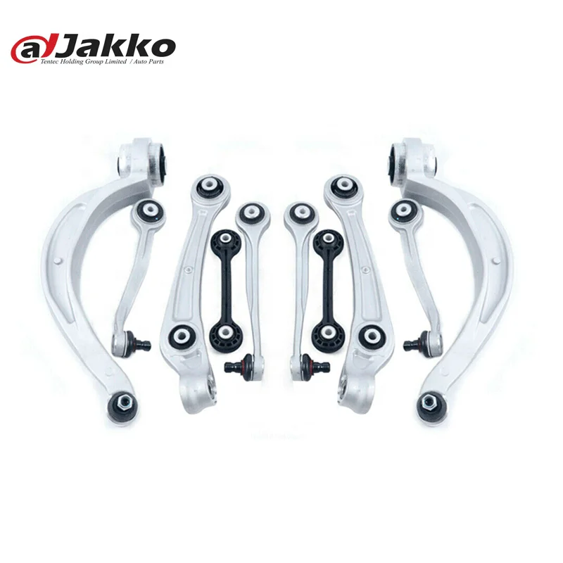 12Pcs Manufacturer Front Suspension Lower Control Arm Kit for Audi A4 B8 A5 Q5 A6 C7 8K0498998 8K0407505A