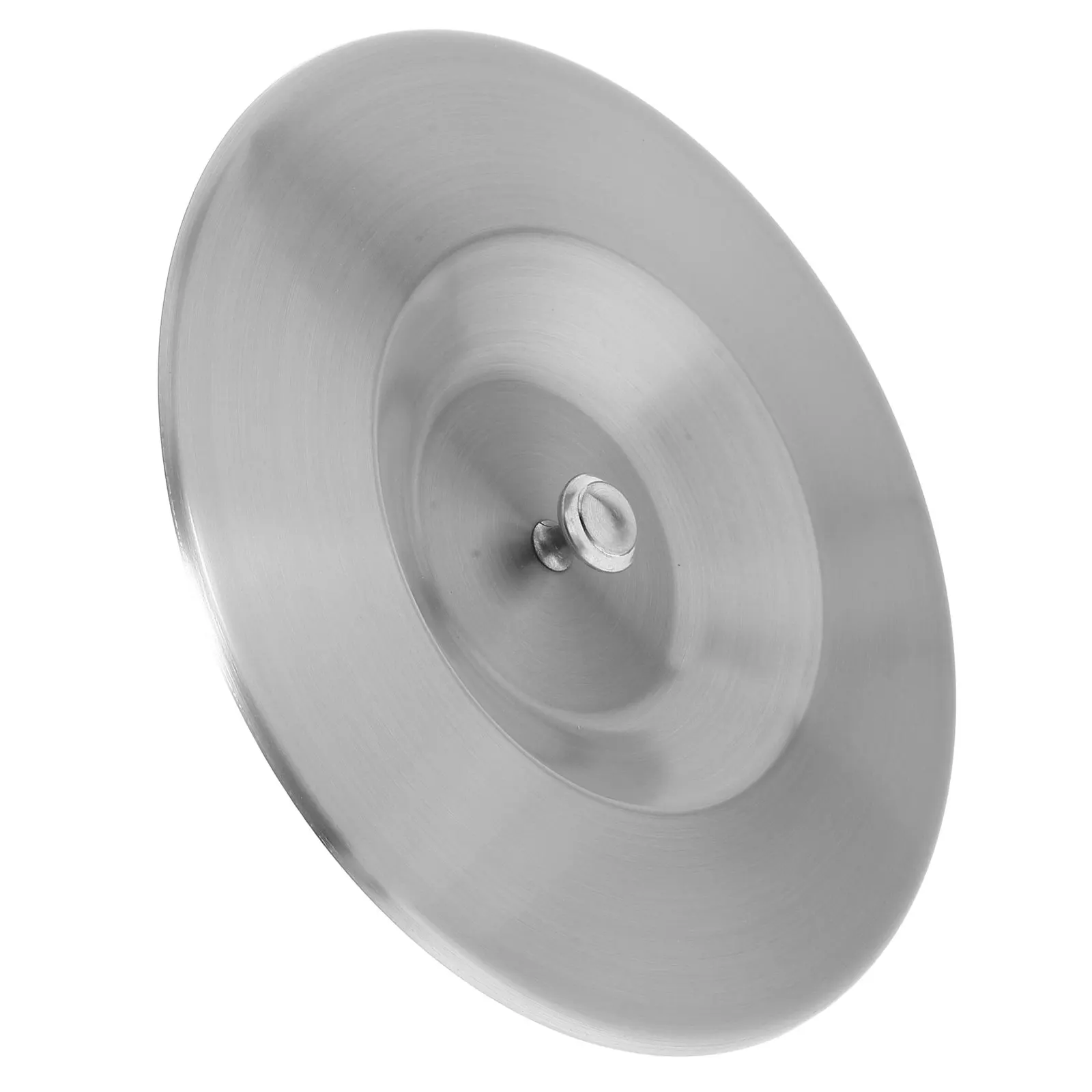 

Stainless Steel Countertop Trash Can Lid 304 Grade Embedded Recessed Dome Cover for Kitchen Waste Management Commercial Use