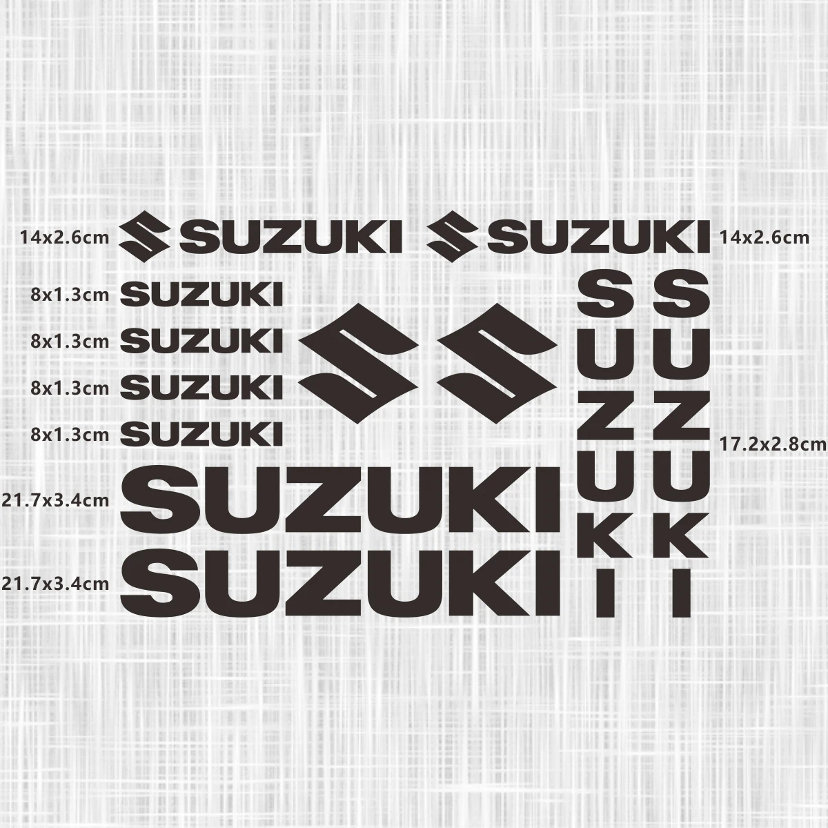 ملصق شعار سوزوكي للدراجات النارية