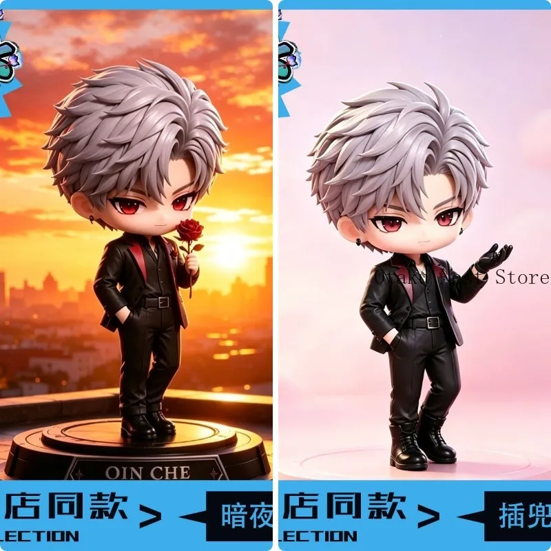 Anime Love and Deepspace Sylus Q-version Figurine Desktop Ornament Kawaii Display Figure Birthday Gift Cosplay Xmas - view 4