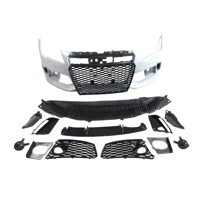 

Bodykit for audi A7 Series 2012-2015 Upgrade RS7 Style Bumper Upgrade Front Bumper with Grille Rear Lip Tail Throat