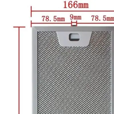 European Style Kitchen Range Hood Replacement Filter in Stainless Steel with Two Dimensional Options 516x166mm and 516x186mm