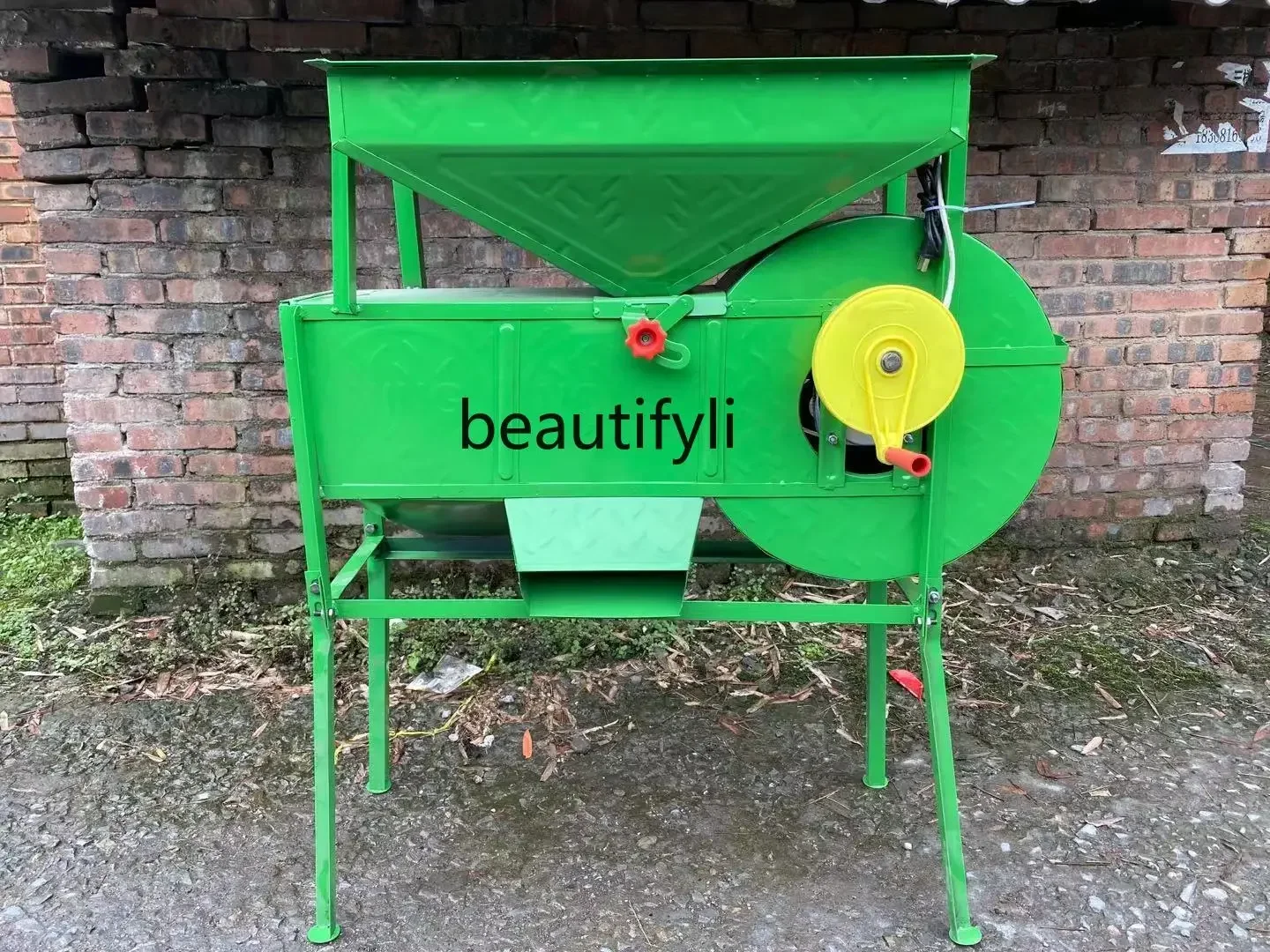 

A Agricultural windmill hand light wind separator, grain separation from impurities,wheat and rice screening machine