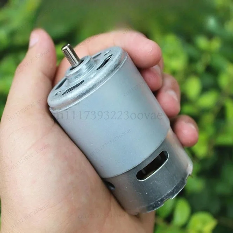 18V RS‑775 D‑Shaft DC Motor High‑Speed High‑Torque With Cooling Fan For Power Tool DIY Model Repair Spare Parts