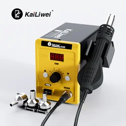 Kailiwei Hot Welding Repair Mobile Phone Special Electronic Tool Adjustable Temperature Digital Dsplay Heat Gun 858B