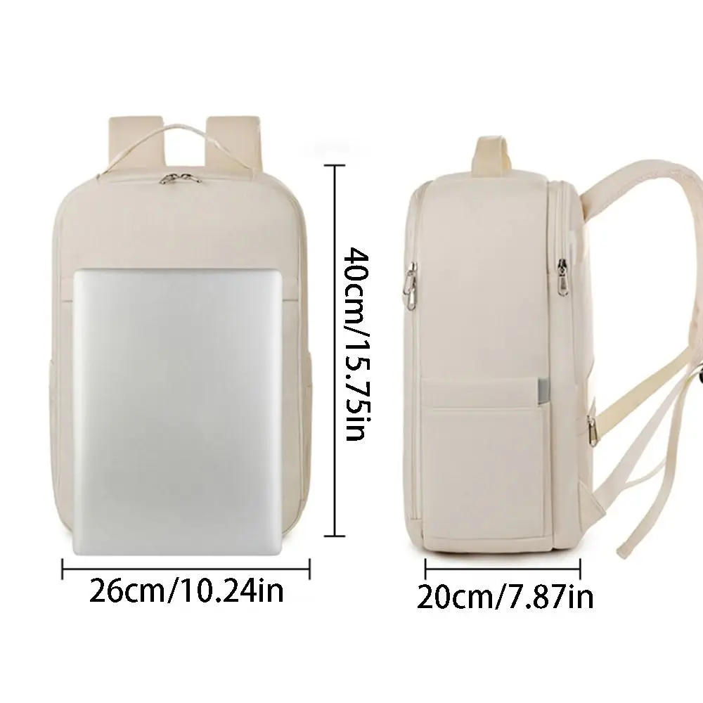 Large Capacity Business Backpack Multi-Compartment Waterproof Travel Laptop Rucksack Wear-resistant Breathable