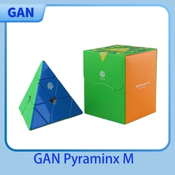 GAN Pyraminx Cubo mágico de velocidad magnético UV mejorado, pirámide GAN 3X3, juguetes Fidget profesionales, Cubo mágico rompecabezas