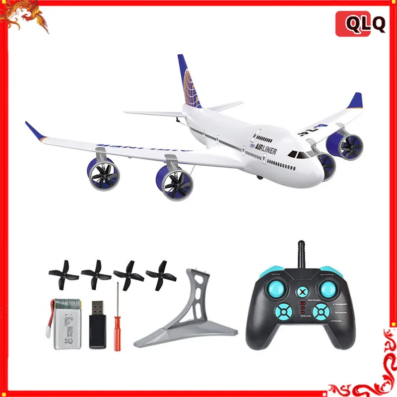 Rc Plane A380 Remote-controlled Glider Boein Three Channel Fixed Wing Aircraft 2.4g Children\'s Electric Remote-controlled Model