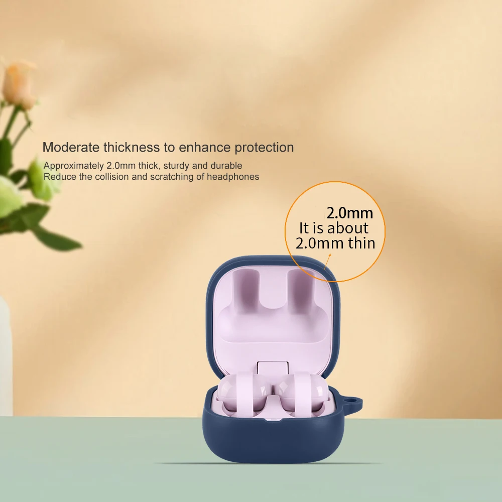 

for LinkBuds Clip Wireless Earbuds Cover Silicone Soft Case for LinkBuds Clip Shockproof Shell Case Protective Sleeve