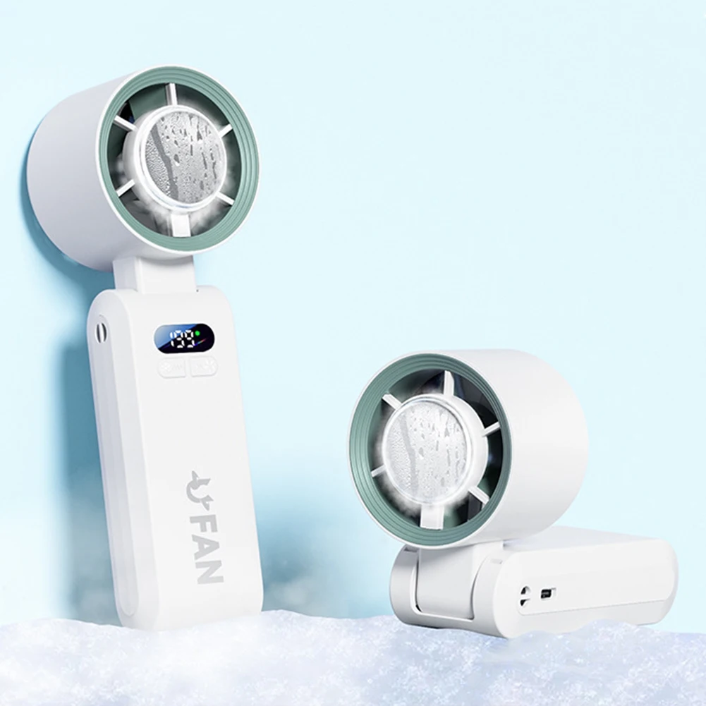 Small Electric Fan For Hot Flashes Powerful Airflow With Adjustable Speed Daily Commute & Subways