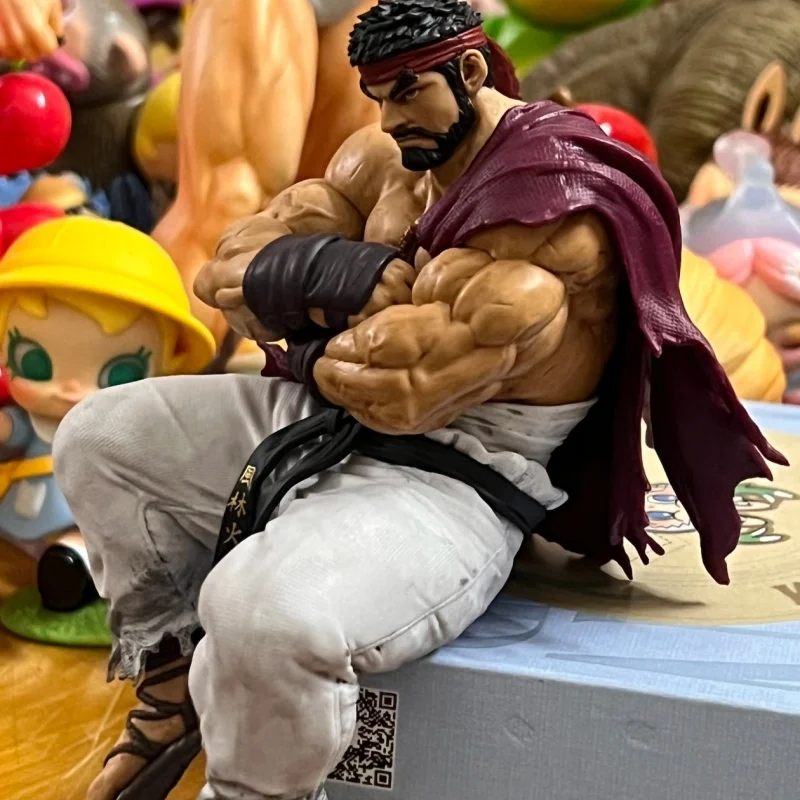 

Подлинная фигурка Sega Street Fighter Ryu, Ramen Press, аниме, периферийные устройства, красивые мышцы, настольные украшения, подарки Gk для мальчика ﻿