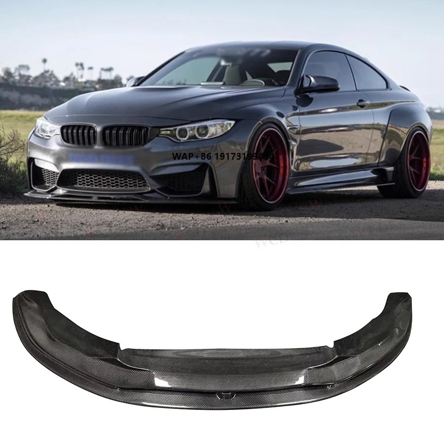 

PSM Style Carbon Fiber Front Lip for B-MW F80 M3 F82 M4 F83 M4 2014-2019 New Condition Car Front Bumpers Lip Parts