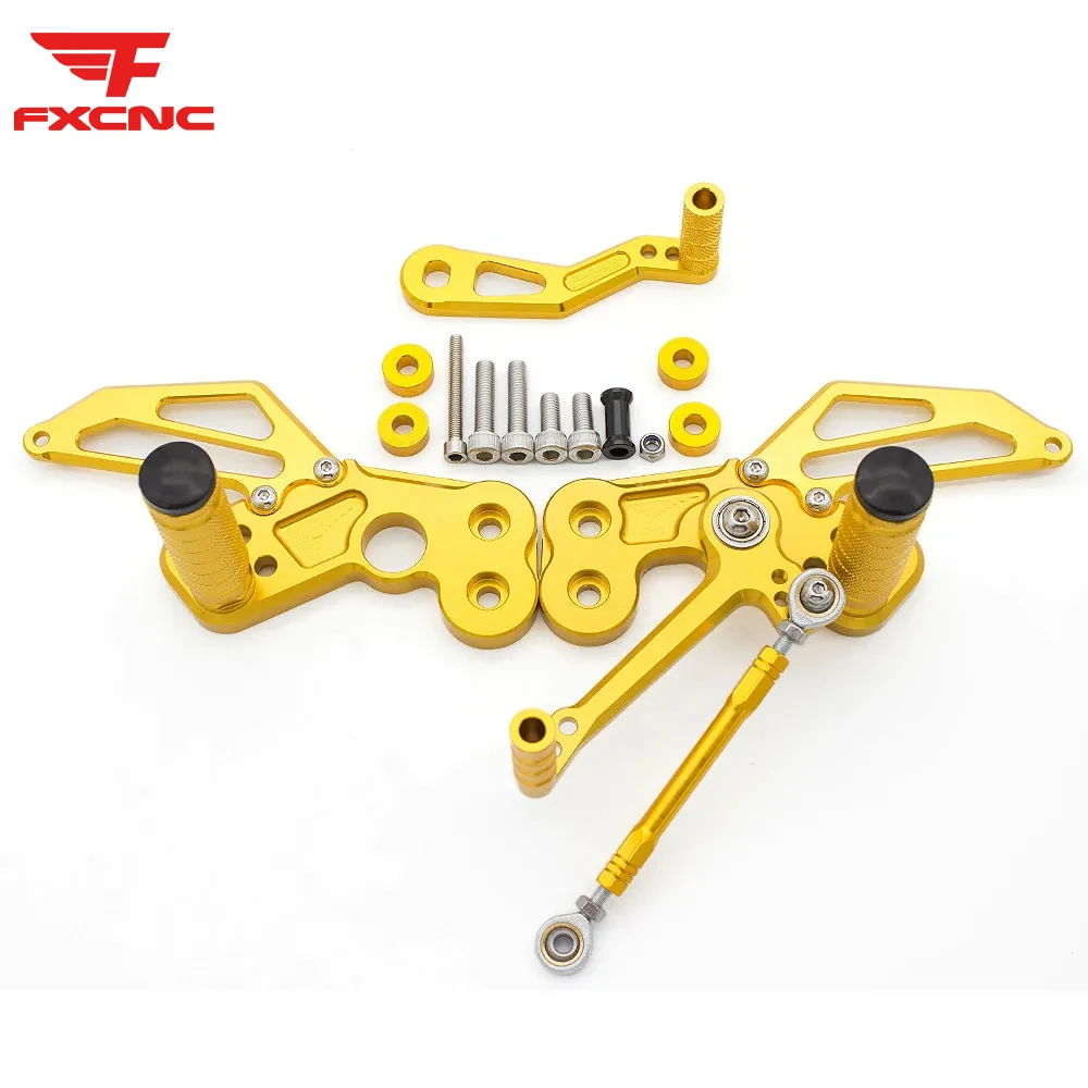 

CNC Aluminum Alloy Motorcycle Rearset Footrest For KAWASAKI Z125 Pro 2016-2021 Footpeg Pedal Foot Peg Rearset Rear Set
