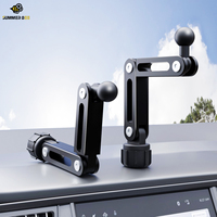 Summer Bee Aluminum Mobile Phone Car Holder Connector Arm 17mm to Nut 360degree Rotation Accessories Ball Head Mount Camera