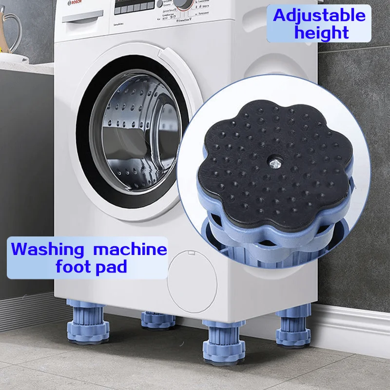 Large Household Appliances Anti Vibration Pads Lifting Rubber Feet Washing Machine Support Dampers Stand Furniture ﻿