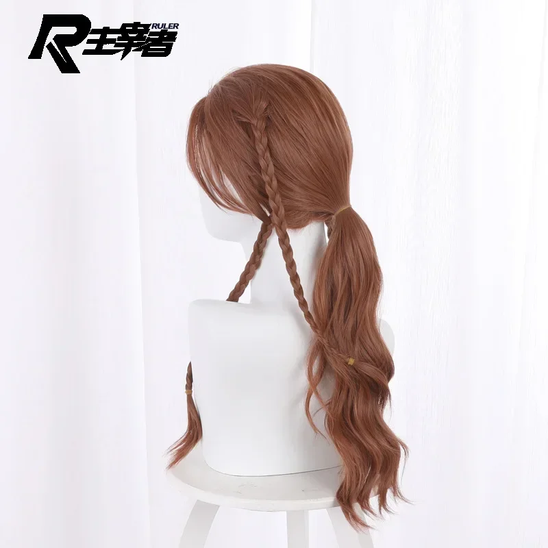 الأرملة السوداء تأثيري الباروكات ناتاشا رومانوف شعر مستعار قصير مجعد مختلط الأحمر البني مقاومة للحرارة الاصطناعية الشعر غطاء شعر مستعار مجاني
