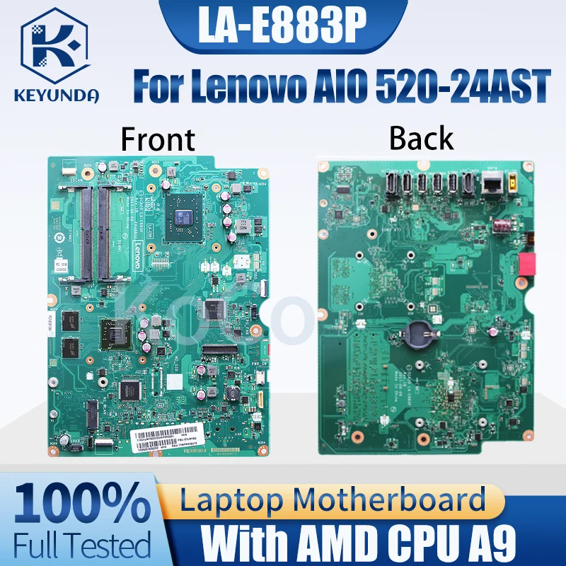 For Lenovo AIO 520-24AST Mainboard LA-E883P 01LM174 01LM160 01LM180 01LM164 01LM168 EM9010 AM9120 AM9220 All-in-one Motherboard