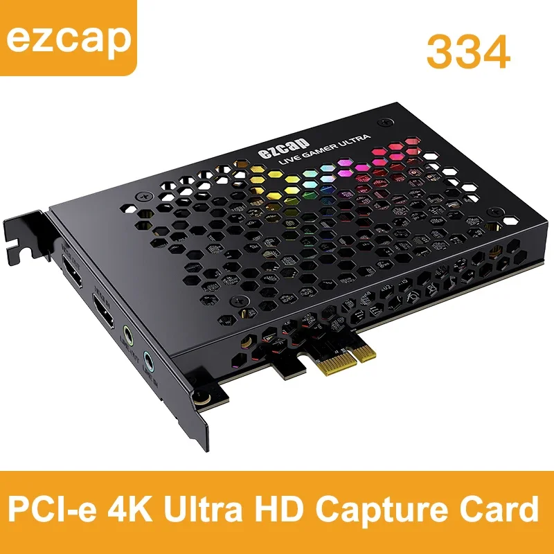 

4K 60fps HDR Loop PCI-e HDMI Video Capture Card 4Kp30 1080P@120FPS Game Recording Live Streaming for Nintendo Switch PS4 Xbox PC