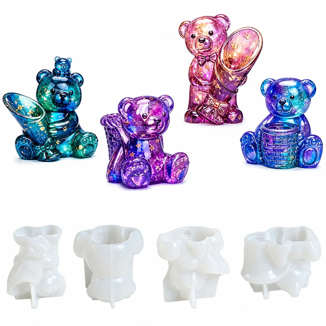 Made Of High Quality Silicone Compatible With A Variety Of Common Handmade Materials Soft And Tear-Resistant For Clear Carved