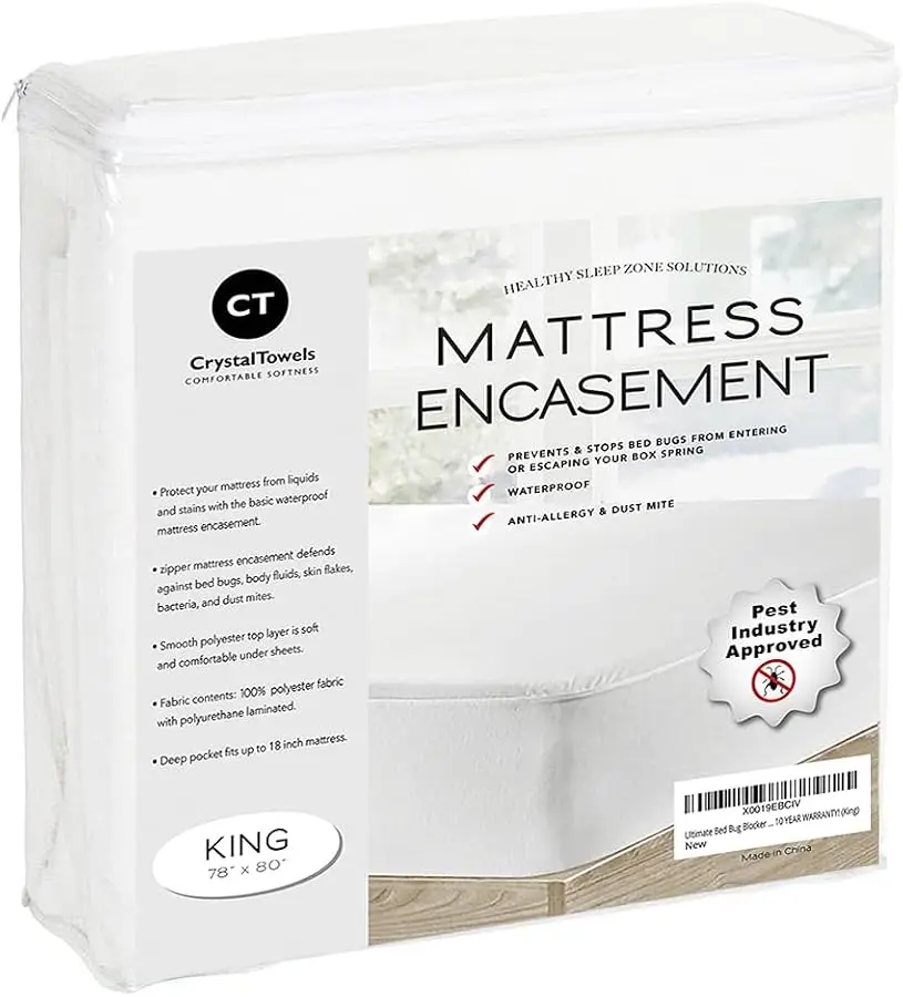 

Ultimate Zippered Waterproof Mattress Protector (King)