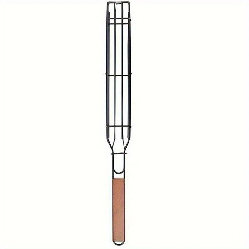 

Camping barbecue BBQ Grilling Basket Charcoal grill Outdoors Grill tools Portable Nonstick Roasting meat accessories picnic
