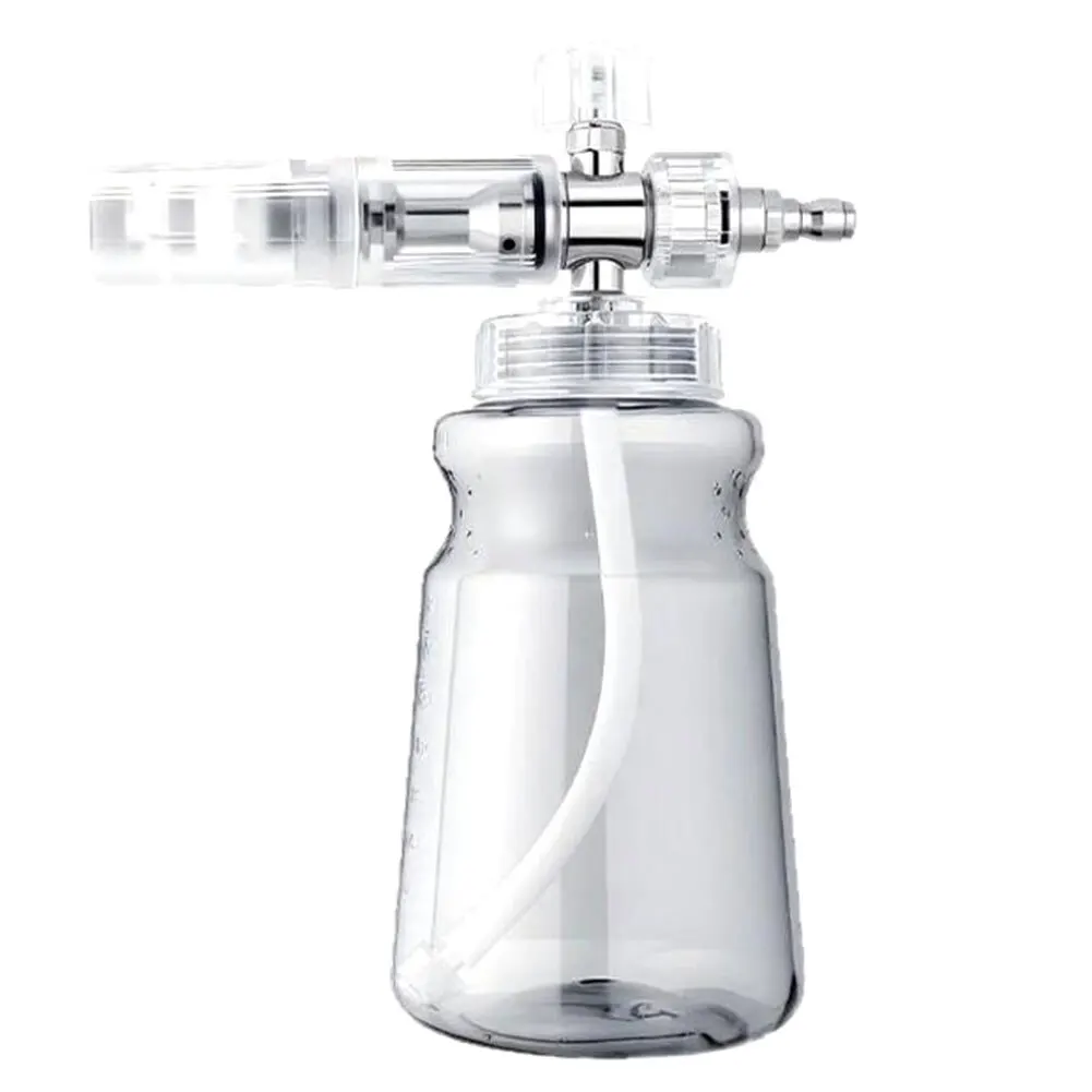 

Car Wash Foam Spray Bottle 1L with Pressure Washer Compatibility and Adjustable Nozzle for Thick Foam Application