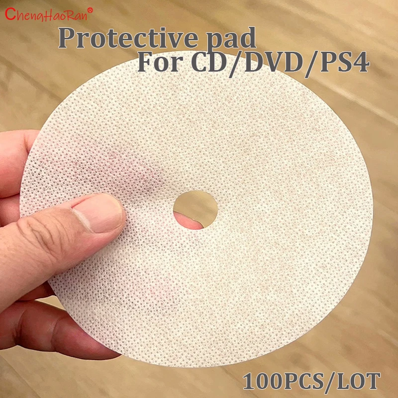 

ChengHaoRan Thick Disc Protection Pad 100PCS/LOT 60g Thick Moisture Proof Scratch Resistant Avoid Dust For CD/DVD/PS4