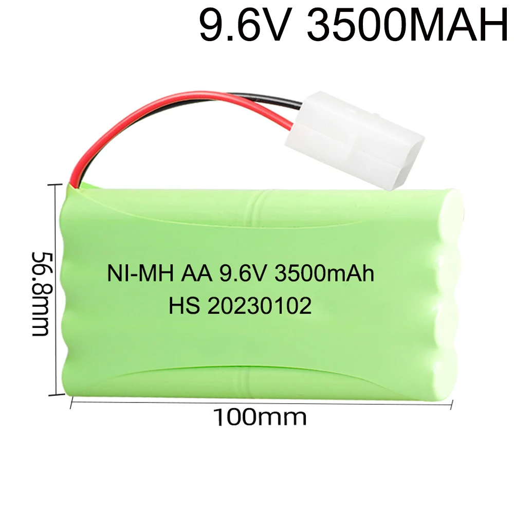 2.4V/3.6V/4.8V/6V/7.2V/8.4V/9.6V 3500mah NI-MH AA 3000mah Rechargeable Battery Pack For Remote Control Toys Electric Car SM Plug