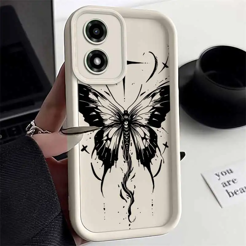 G04 Schwarzer Schmetterling Neue Sky Eye Handyhülle für Motorola G04 G54 G53 G52 G34 G23 G35 G85 G22 G20 G30 G24 G84 G14 G72 G64 Abdeckung – Detail 4