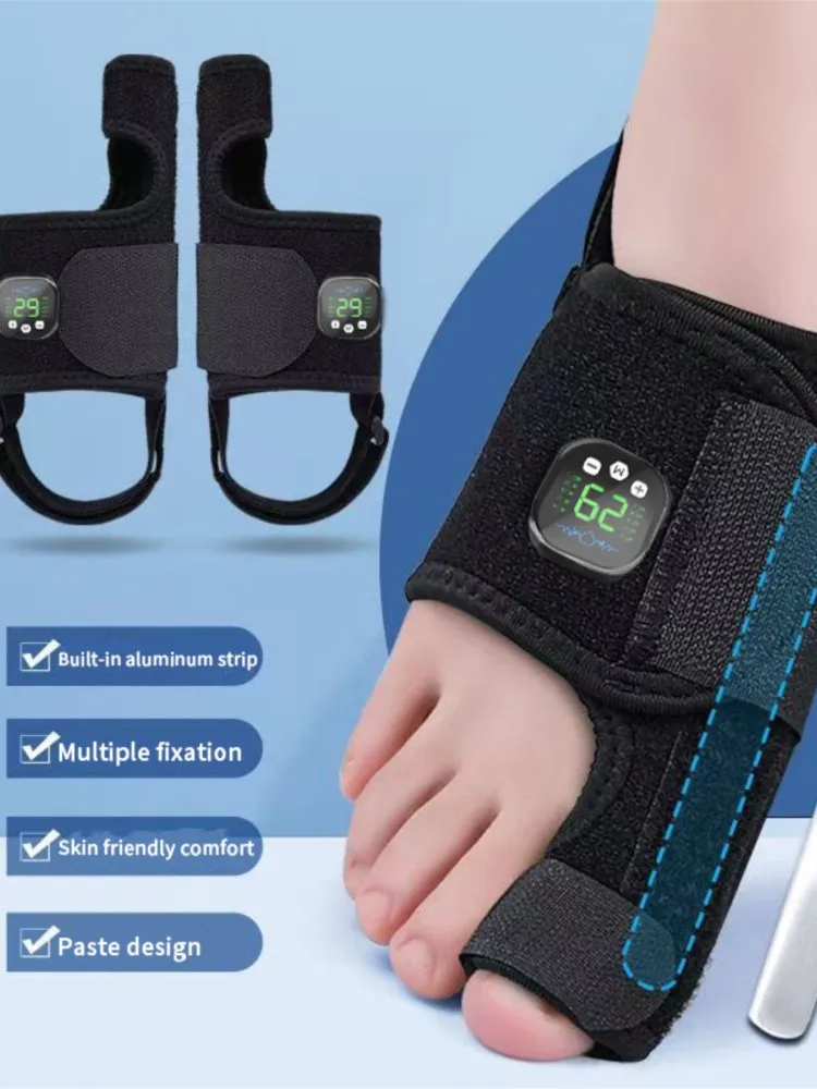 Elektrischer Hallux-Valgus-Korrektor, Zehenglätter-Schiene mit TENS-Massage zur Schmerzlinderung bei Hallux-Valgus, orthopädische Fußpflege