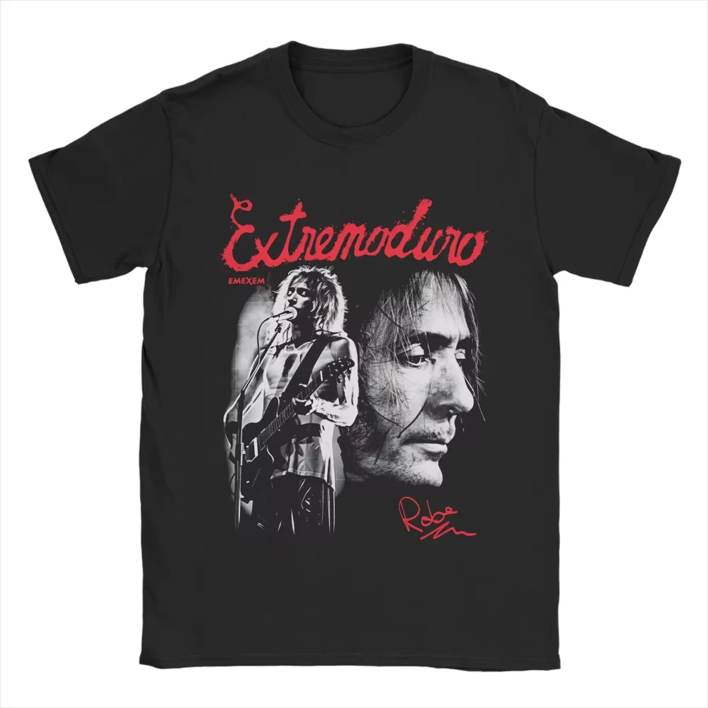 Extremoduro Print Cotton Unisex Shirt 2026 Summer New Mens Y2K Rock Style Fashion Fan Commemorative Women And Men T-Shirt