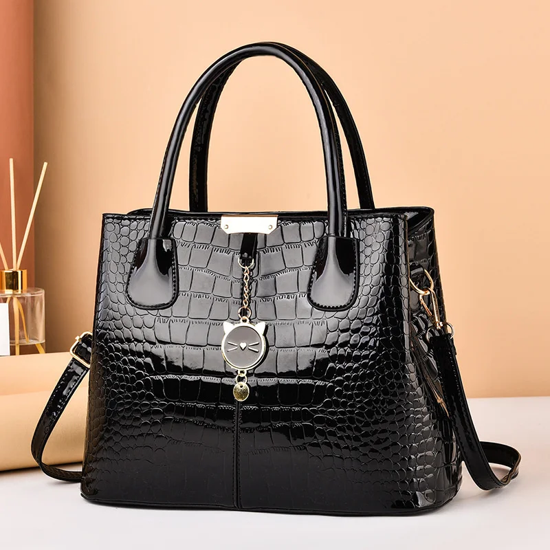 

Wholesale Purses And Handbags Cute Crossbody Fashion Bags For Messenger Women Stone Alligator Solid Girls Japan Style Business