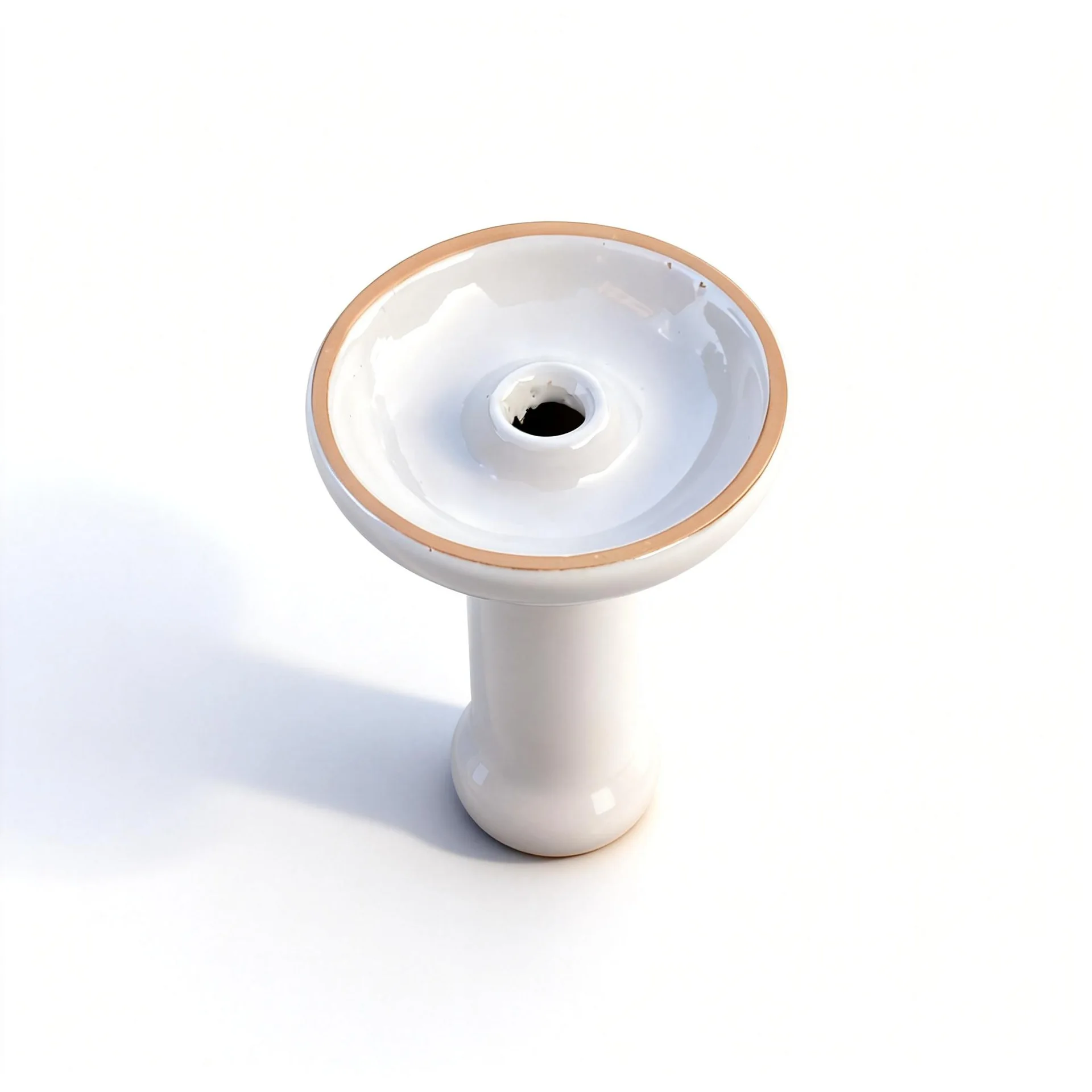 Russian Style Oblako Ceramic Hookah Bowl Single Middle Hole Phunnel Shisha Tobacco Bowl For Bar KTV