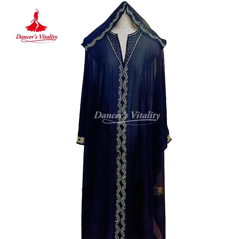 

BellyDance Costume for Women's Custom Loose and Elegant Khaleegy Performance Robe Belly Dancer Competition Waiting Clothing