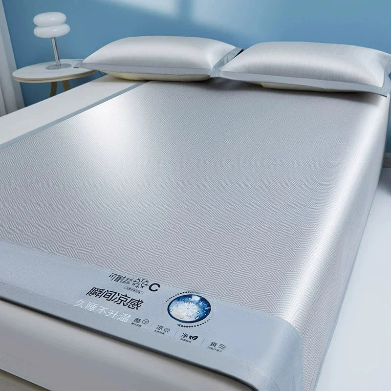 Cooling Mat for Bed for Sleeping,Summer Sleeping Mat Cool Pad-Breathable Non-Slip Foldable with Pillowcases for Home