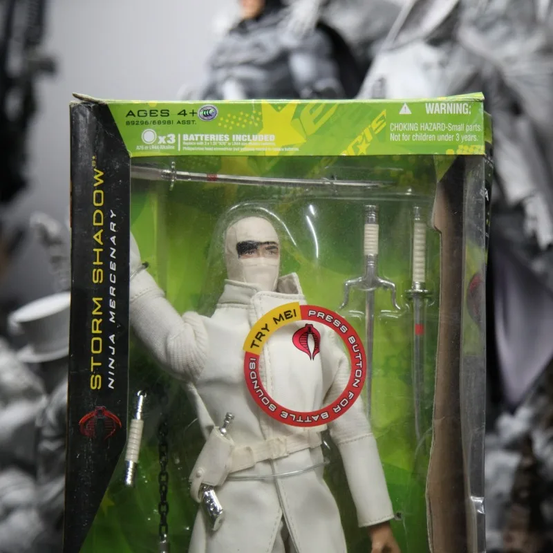Hasbro G.I.Joe Movie 12" Storm Shadow Articulated Action Figure Cobra Ninja MIB New Collectible Gift