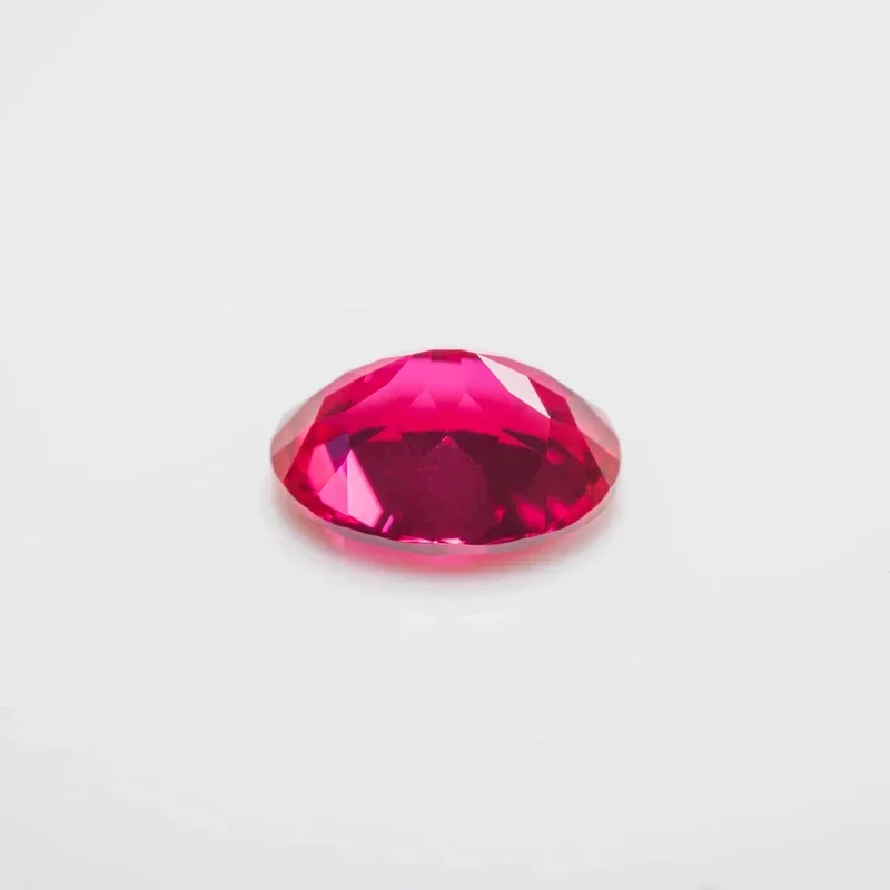 

NEW Lab Grown Ruby Oval Shape Red Color VVS1 Gemstone For Charms DIY Jewelry Making Ring Earrings Materials Selectable Certifica