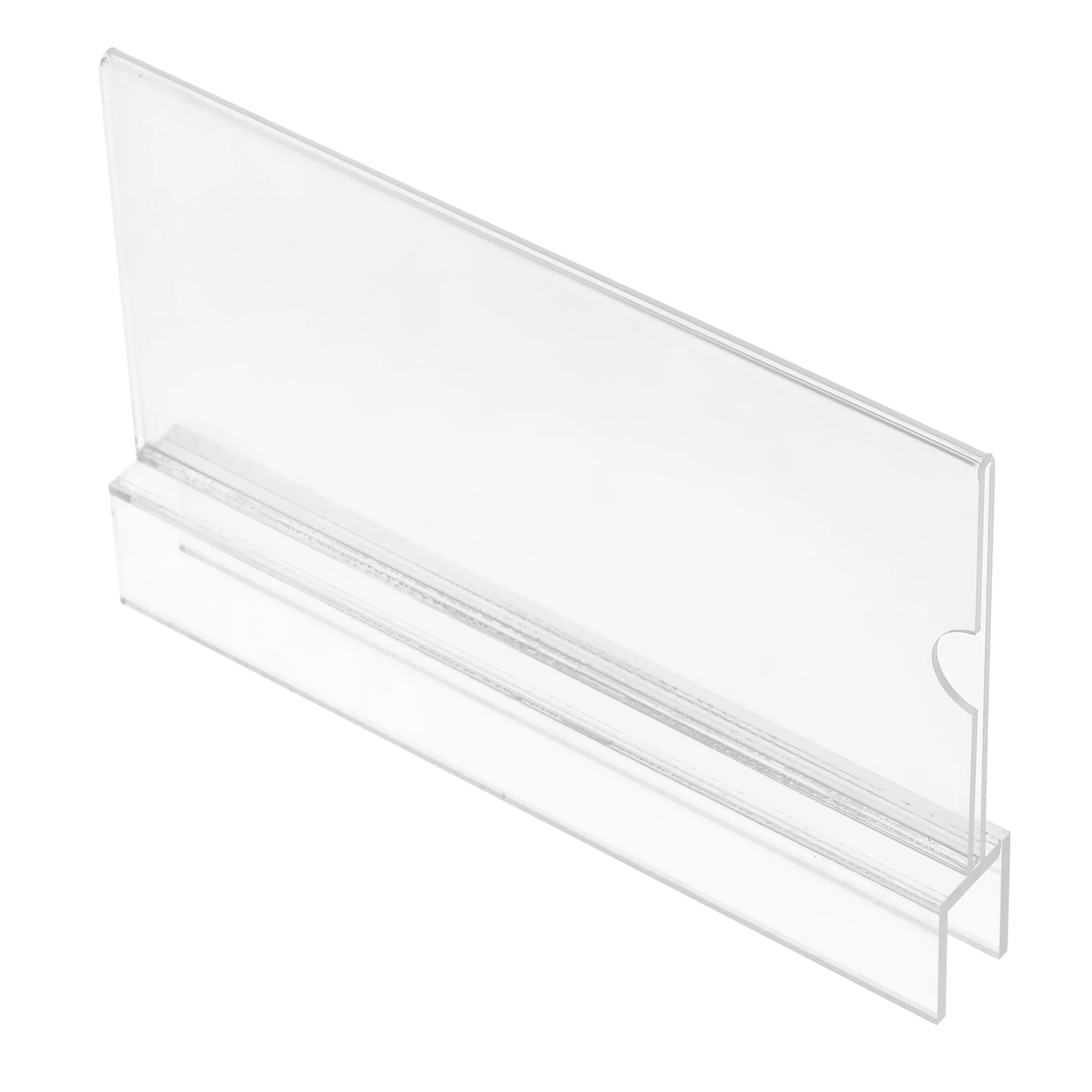 

Acrylic Workstation Sign Holder Clear Desktop Card Rack Display St Office Tags Multiscene Sturdy Modern Efficient Placement