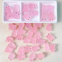 6/30/1Box Luminous Pig Design Glow in The Dark Creative Mini Pink Pig Miniature for Garden Landscape Home Decoration
