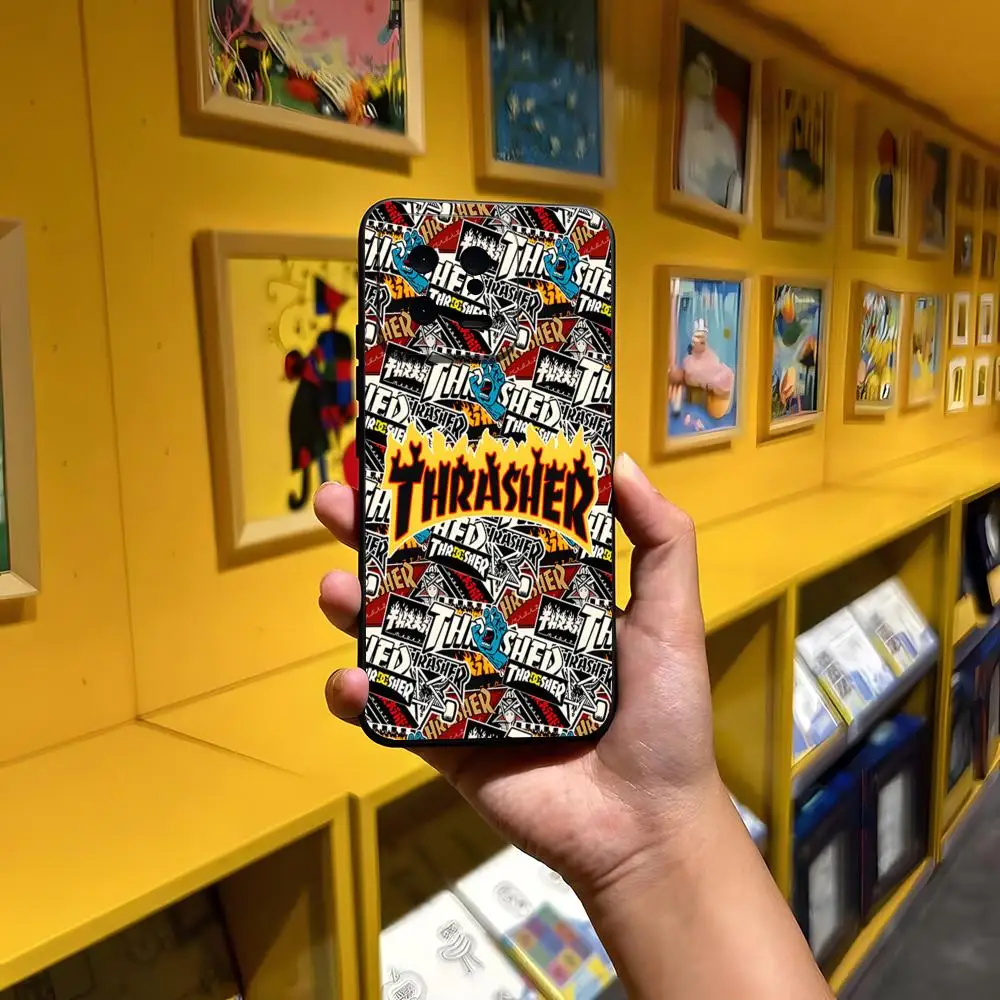 Capa de silicone para celular T-THRASHER, capa de silicone para Redmi Note 15 A7 Xiaomi 17 Ultra 15 14 Pro Plus 4G 5G