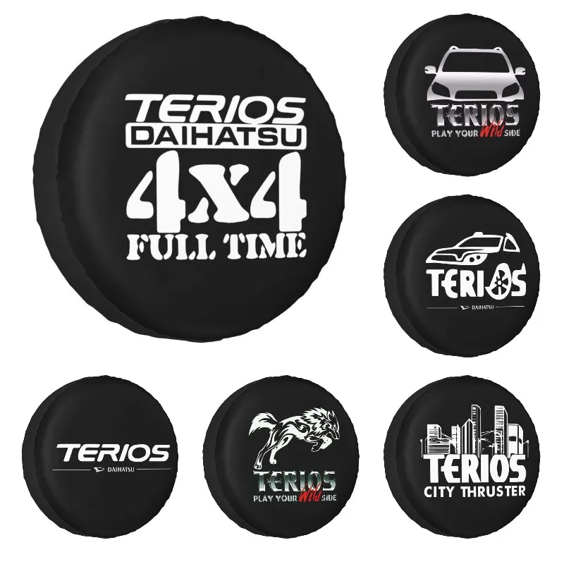 Universal 4x4 Full Time Spare Tire Cover for Daihatsu Terios RV SUV Camper Car Wheel Protector Covers 14\