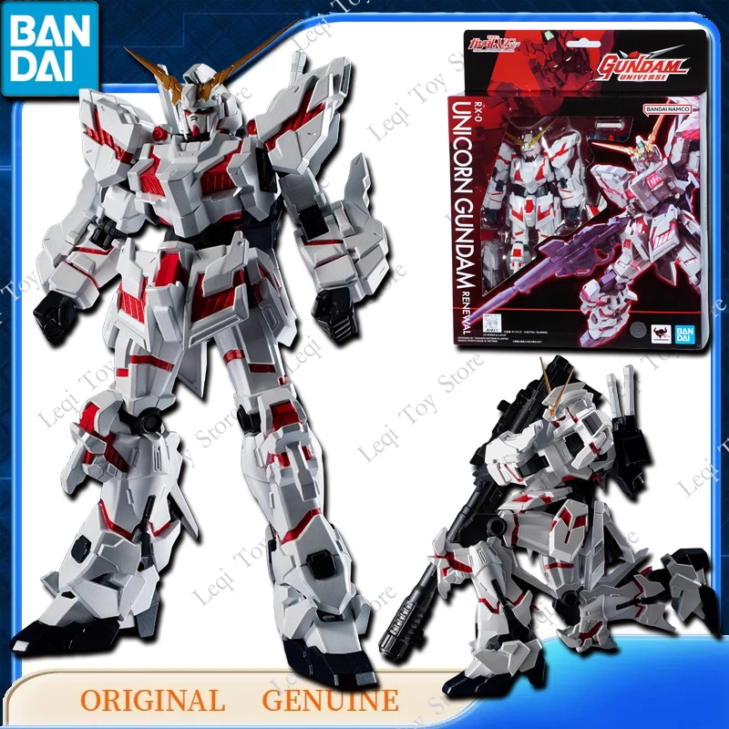 Bandai Echt GU GUNDAM UNIVERSE OZ-13MS EPYON RX-0 EENHOORN XXXG-00W0 WING GUNDAM ZREO Action Anime Figuren Speelgoed Model Ornamenten