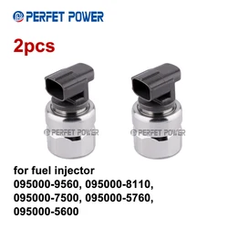 2pcs Solenoid Valve for Common Rail Fuel Injector 095000-9560, 095000-8110, 095000-7500, 095000-5760, 095000-5600
