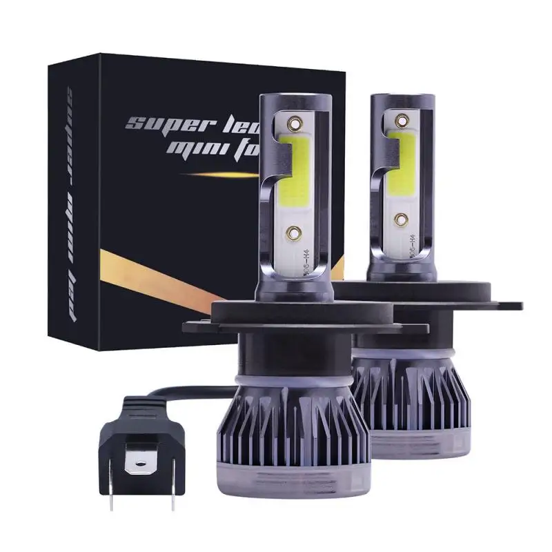 

Светодиодный Canbus 26000LM фара высокой мощности H4 9003 HB2 комплект фар 120W 8000K автомобильные лампы, синяя лампа, Автомобильные фары